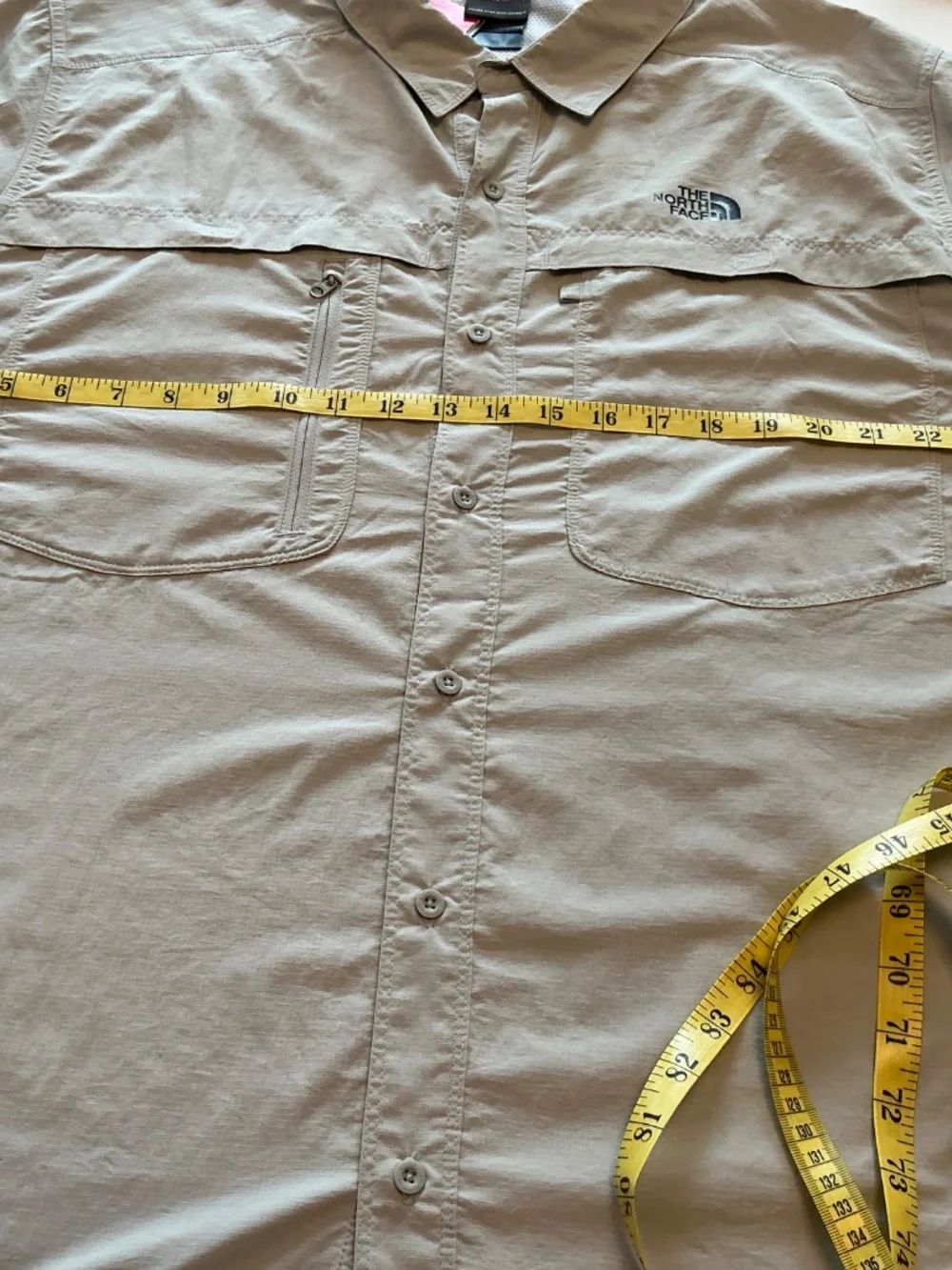The North Face Men's Long-Sleeve Outdoor Hiking Shirt Light Gray Size XXL NWT